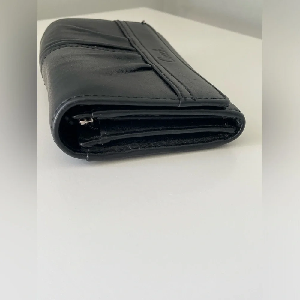 Coach Vintage Soho Pleated Leather Wallet Y2k